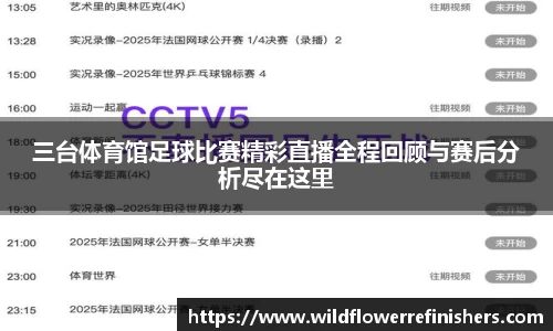 三台体育馆足球比赛精彩直播全程回顾与赛后分析尽在这里